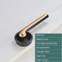 JAYA Zinc Alloy Cabinet Drawer Handle Note Shape Handles  Black Small Cabinet Kitchen Door  ZINC ALLOY DOOR DRAWER KNOB