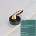 JAYA Zinc Alloy Cabinet Drawer Handle Note Shape Handles  Black Small Cabinet Kitchen Door  ZINC ALLOY DOOR DRAWER KNOB