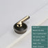 JAYA Zinc Alloy Cabinet Drawer Handle Note Shape Handles  Black Small Cabinet Kitchen Door  ZINC ALLOY DOOR DRAWER KNOB