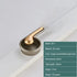 JAYA Zinc Alloy Cabinet Drawer Handle Note Shape Handles  Black Small Cabinet Kitchen Door  ZINC ALLOY DOOR DRAWER KNOB