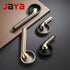 JAYA Zinc Alloy Cabinet Drawer Handle Note Shape Handles  Black Small Cabinet Kitchen Door  ZINC ALLOY DOOR DRAWER KNOB