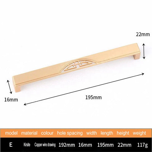 JAYA Zinc Alloy Handles for Kitchen Cabinets Antique Brushed Bronze Drawer Pulls and Modern Cupboard Door furniture door handles