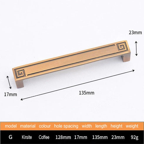 JAYA Zinc Alloy Handles for Kitchen Cabinets Antique Brushed Bronze Drawer Pulls and Modern Cupboard Door furniture door handles