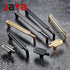 JAYA Zinc Alloy Pulls Furniture Hardware Kitchen Cabinet Cupboard Dresser Wardrobe Drawer Door Arrow  Modern Pull Handles