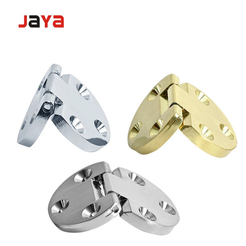JAYA Zinc Alloy Wholesale Semicircle 180 Degree Folding Round Table Thickened Furniture Cabinet Flap Hinges