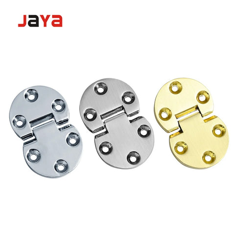 JAYA Zinc Alloy Wholesale Semicircle 180 Degree Folding Round Table Thickened Furniture Cabinet Flap Hinges