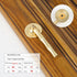 JAYA Zinc Handle Modern Simple Gold Drawer Cabinet Furniture Hardware Single Hole Door Handle