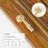 JAYA Zinc Handle Modern Simple Gold Drawer Cabinet Furniture Hardware Single Hole Door Handle