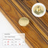 JAYA Zinc Handle Modern Simple Gold Drawer Cabinet Furniture Hardware Single Hole Door Handle
