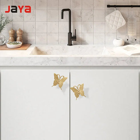 Jaya Cabinet Drawer Pure Copper Fish Handle Light Luxury Porch Cabinet Door Rose Brass Handle