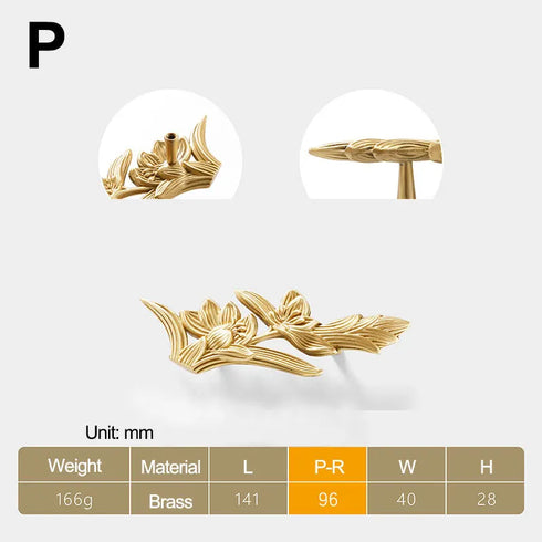 Jaya Cabinet Drawer Pure Copper Fish Handle Light Luxury Porch Cabinet Door Rose Brass Handle