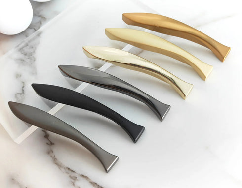 Modern Simple, Zinc Alloy Handle New Style Fish Tail Type Handle Cabinet Drawer Secret Door, Furniture Accessories Handle