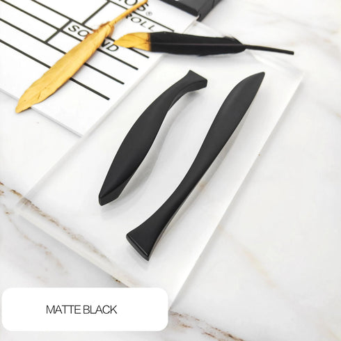 Modern Simple, Zinc Alloy Handle New Style Fish Tail Type Handle Cabinet Drawer Secret Door, Furniture Accessories Handle