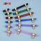 Nordic Creative Crystal Single Cupboard Handles Cabinet Wardrobe Colored Crystal Brass Drawer Handle