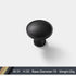 Nordic Wardrobe Modern Minimalist Black Handle Drawer American Single Hole Golden Round Aluminum Alloy Knob