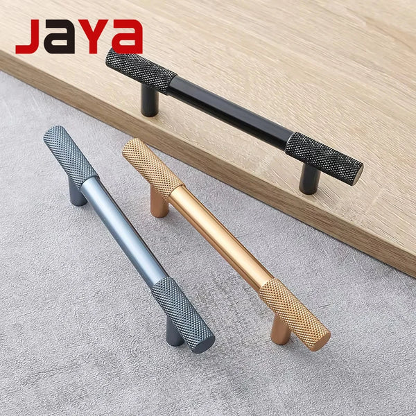 JAYA Luxury Style Wardrobe Drawers Aluminum  Alloy Solid Furniture Hardware Handle Door Knob