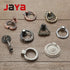 JAYA European Drawer Single Hole Handle Wardrobe Cabinet Bronze Pull Knob Chinese Antique Black Hanging Ring Cabinet Door Handle