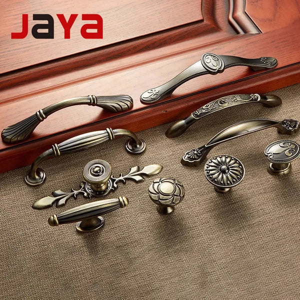 JAYA 2024 High Quality New Design Factory Price Retro Zinc Alloy Handle Hardware Door Knobs